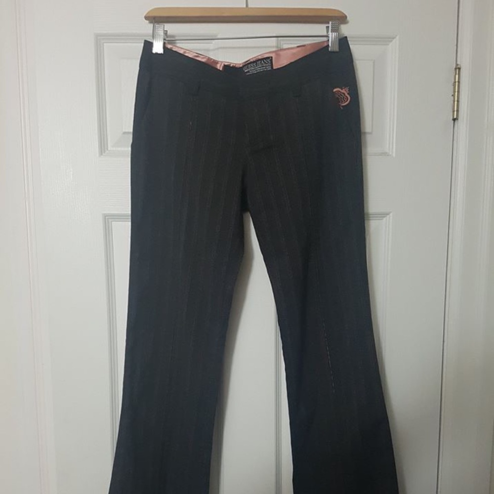 GUESS Womens Grey and Pink Dress Pants (New Condition) - 26